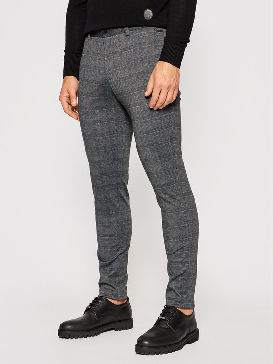 Jack & Jones Jack & Jones Pantaloni chino Marco 12174986 Gri Slim Fit