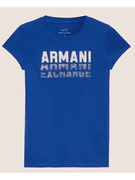 Armani Exchange Armani Exchange T-Shirt 6ZYTCM YJC7Z 1557 Tmavomodrá Regular Fit