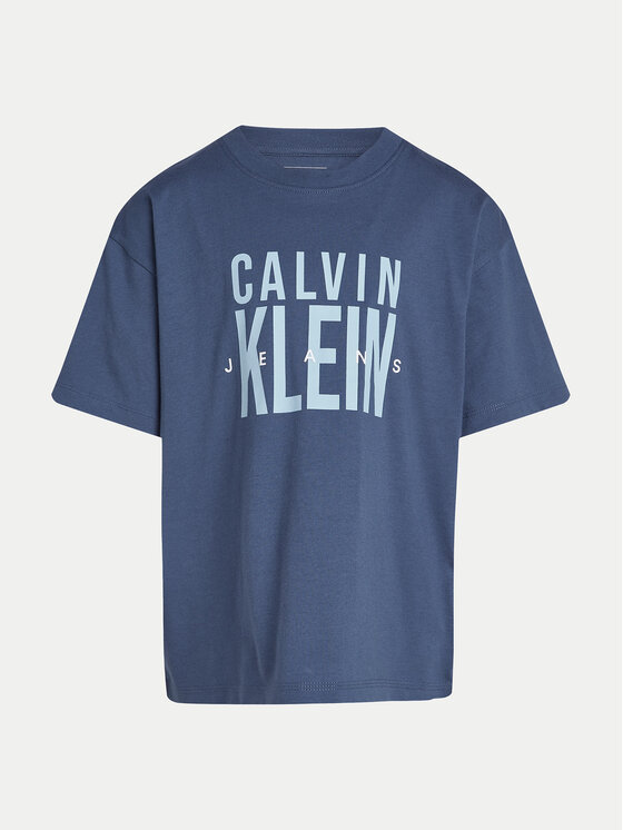 Calvin Klein Jeans Calvin Klein Jeans Футболка Bold Graphic IB0IB02448 Голубий Relaxed Fit