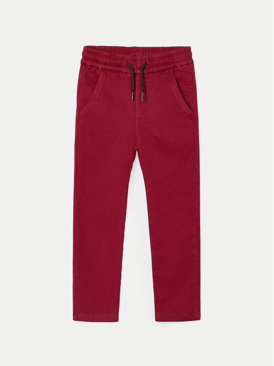 Mayoral Mayoral Штани з тканини 4533 Бордовий Regular Fit