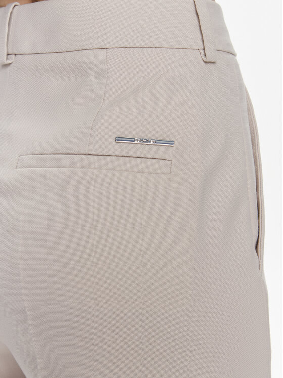 Calvin Klein Calvin Klein Pantaloni din material Essential K20K206879 Gri Slim Fit
