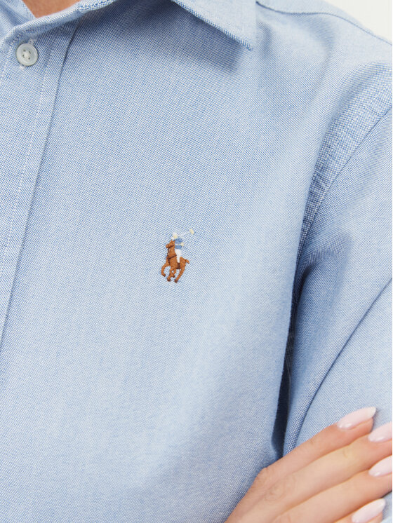Polo Ralph Lauren Polo Ralph Lauren Marškiniai 211891377001 Mėlyna Regular Fit