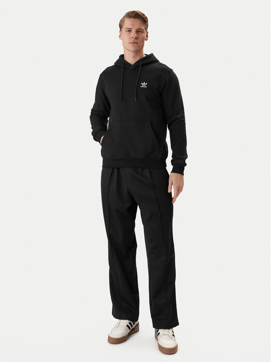 adidas adidas Mikina Trefoil Essentials IY4930 Čierna Regular Fit