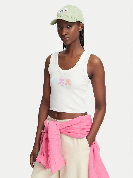 Billabong Top Block Party EBJZT00442 Alb Regular Fit