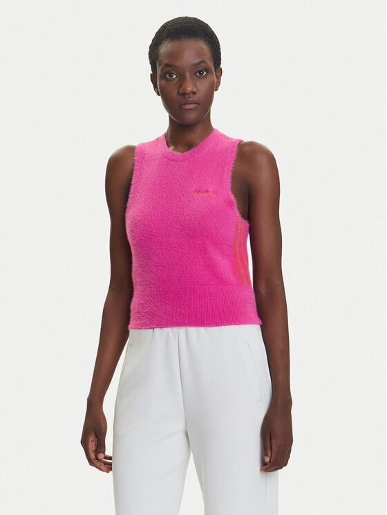 adidas adidas Felső JW3648 Rózsaszín Slim Fit
