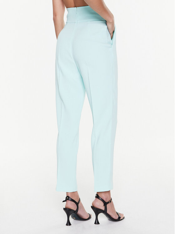 PINKO Pinko Hlače iz tkanine Natalia 100052 7624 Svetlo modra Regular Fit