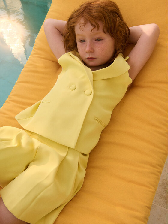 Abel & Lula Abel & Lula Completo da bambino 5287 Giallo Regular Fit