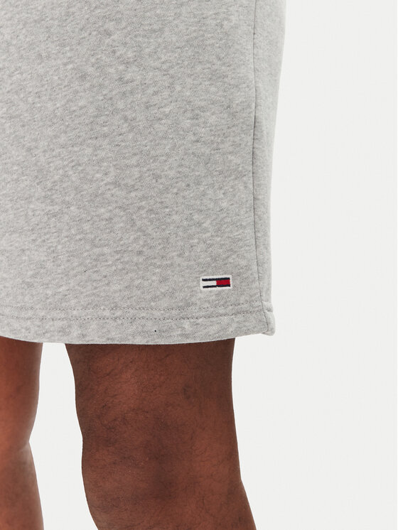 Tommy Jeans Tommy Jeans Športové kraťasy Flag Beach DM0DM21931 Sivá Regular Fit