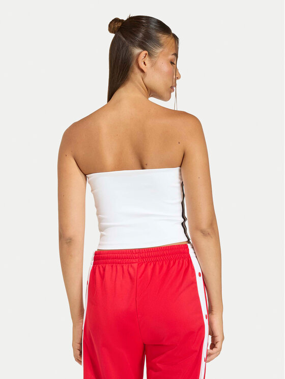 adidas adidas Top 3-Stripes KD6235 Valge Slim Fit