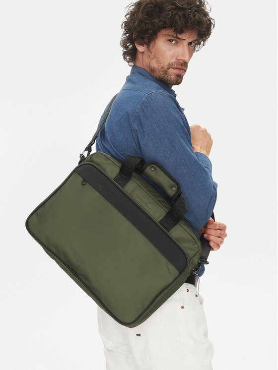 Tommy Hilfiger Tommy Hilfiger Laptoptasche Th Repreve Computer Bag AM0AM13186 Khakifarben