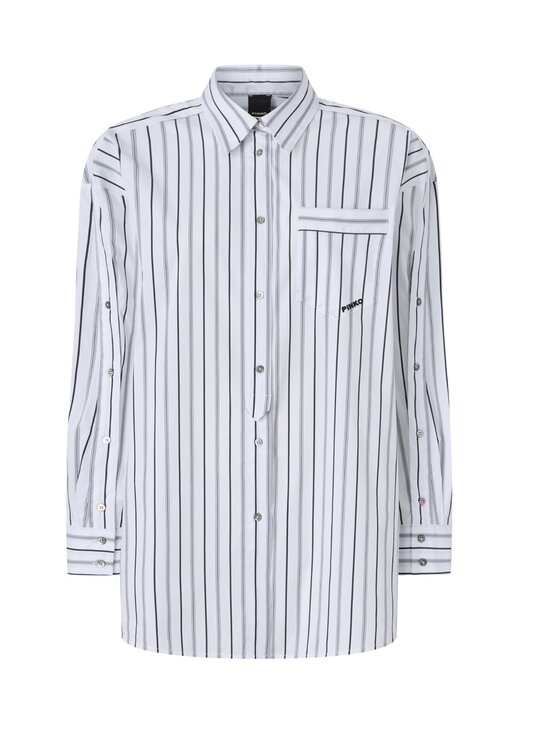 PINKO PINKO Camicia Camicia pignolata Bianco Oversize
