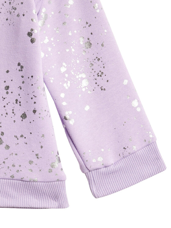 adidas adidas Súprava mikina a legíny Everyday Glam JW2434 Fialová Regular Fit