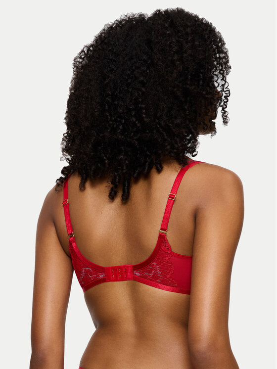 Triumph Triumph Pusiau dengta (balcony bra) liemenėlė Palina Moonlight Kiss 10224870 Raudona