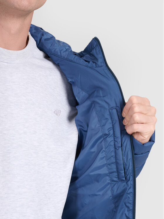 4F 4F Kurtka puchowa 4FWAW25TDJAM598-32S Niebieski Regular Fit