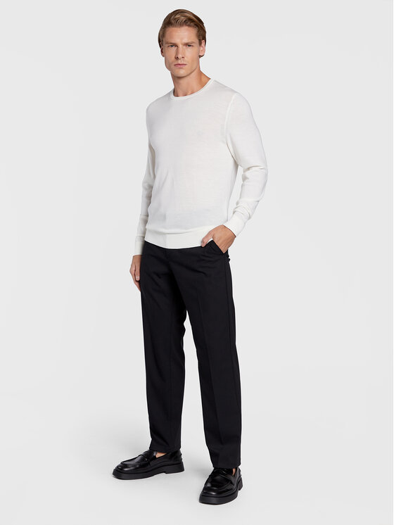 Calvin Klein Calvin Klein Džemper Superior K10K109474 Bijela Regular Fit