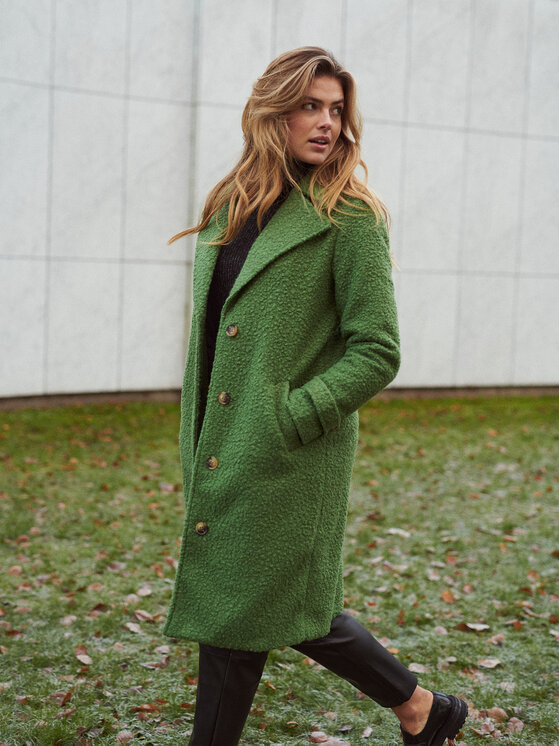 Kaffe Kaffe Демісезонний плащ Anne 10506924 Зелений Regular Fit