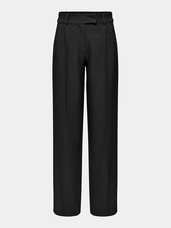 ONLY ONLY Spodnie materiałowe 15298840 Czarny Straight Fit