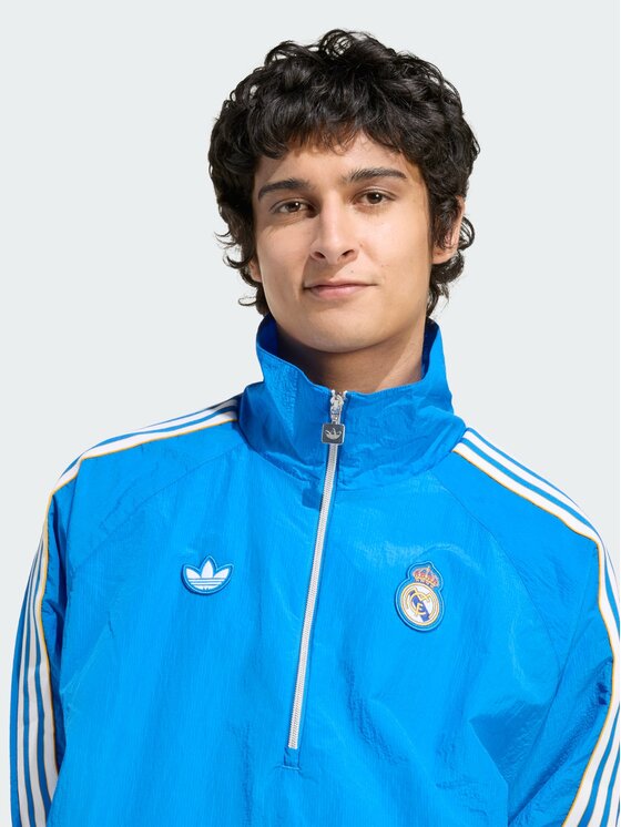 adidas adidas Kurtka wielofunkcyjna 157901 Niebieski jasny Loose Fit