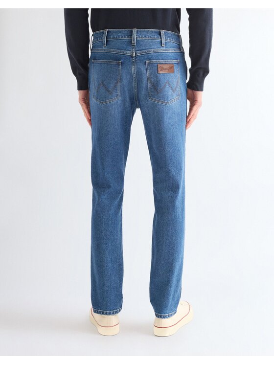 Wrangler Wrangler Jeansy LARSTON Niebieski Slim Fit