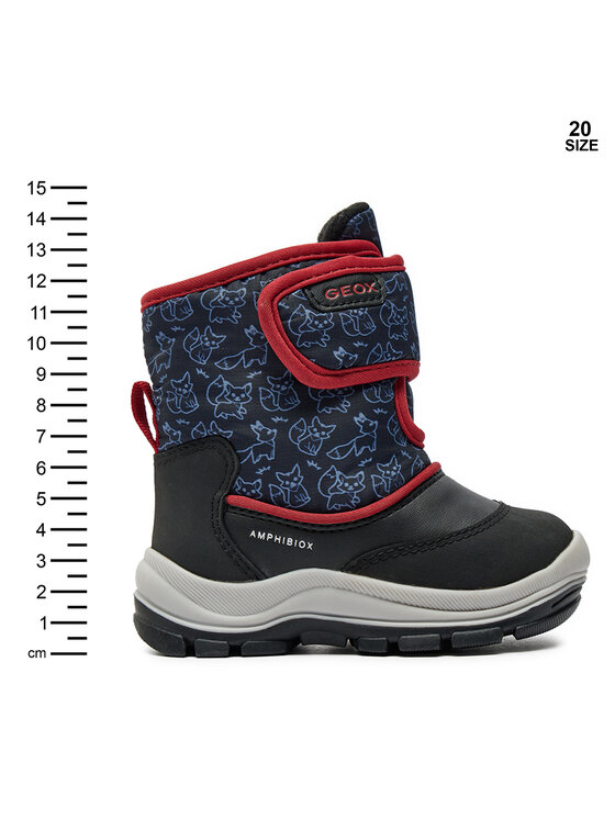Geox Geox Μπότες Χιονιού B Flanfil Boy B Abx B263VE 0BCMN C0048 M Μαύρο