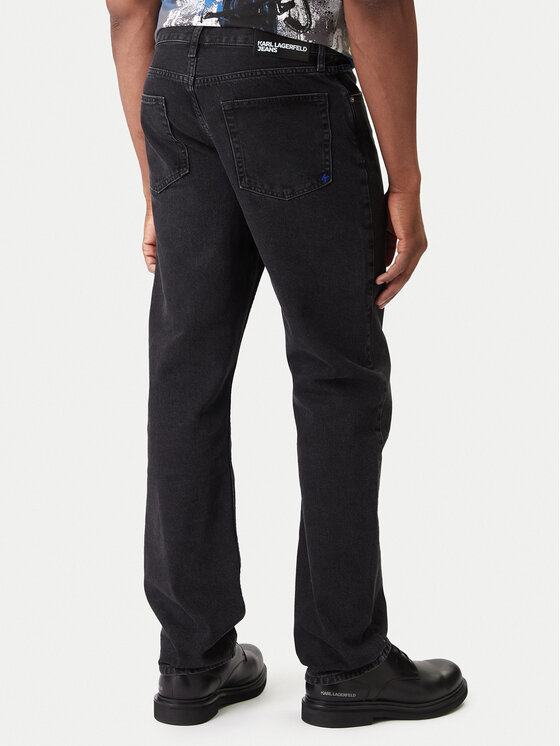 Karl Lagerfeld Jeans Karl Lagerfeld Jeans Džínsy B1M10039 Čierna Straight Fit