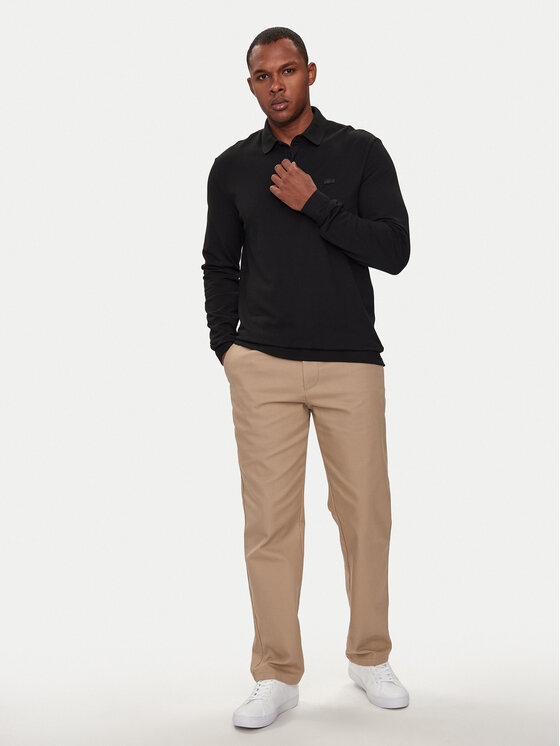 Lacoste Lacoste Polo marškinėliai PH2481 Juoda Classic Fit