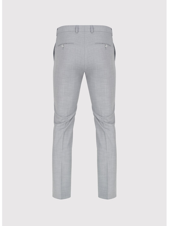 Pako Lorente Pako Lorente Spodnie garniturowe P26SF-6G-008 Szary Slim Fit