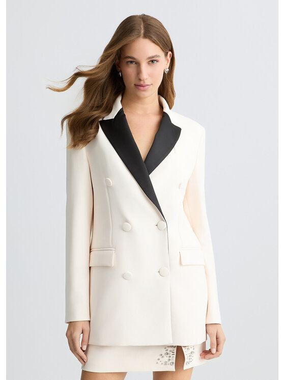 Liu Jo Giacca da donna CA5083T2527C3635 Bianco Regular Fit
