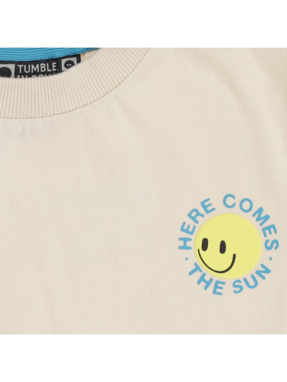 Tumble 'N Dry Tumble 'N Dry T-Shirt 84/22185/15691/13 Kremowy Regular Fit