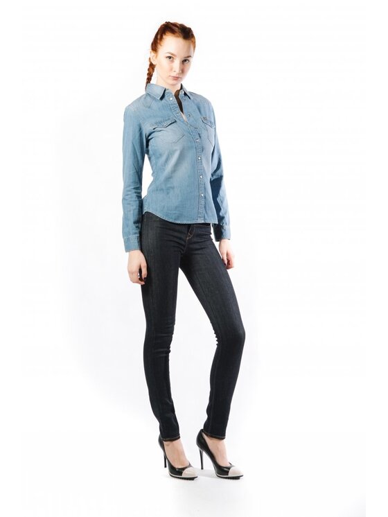 Lee Lee Jeansy SKYLER Niebieski Skinny Fit