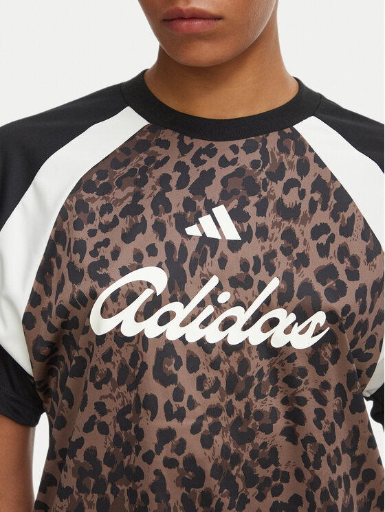 adidas adidas T-Shirt House Of Tiro Jersey KV0905 Brązowy Regular Fit