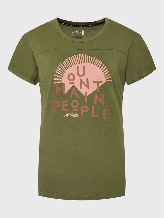 Maloja Tricou BirnmoosM. 34153-1-0560 Verde Regular Fit