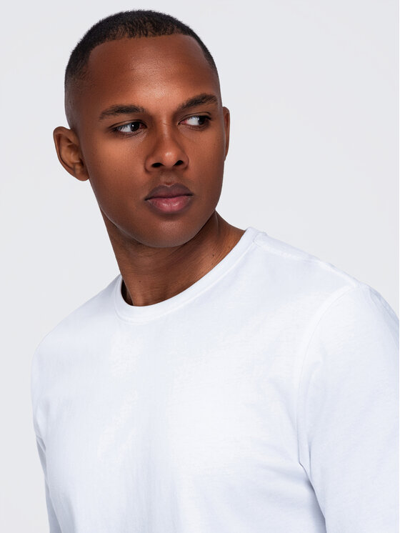 Ombre Ombre S dlouhým rukávem OM-LSBL-0142 Bílá Regular Fit