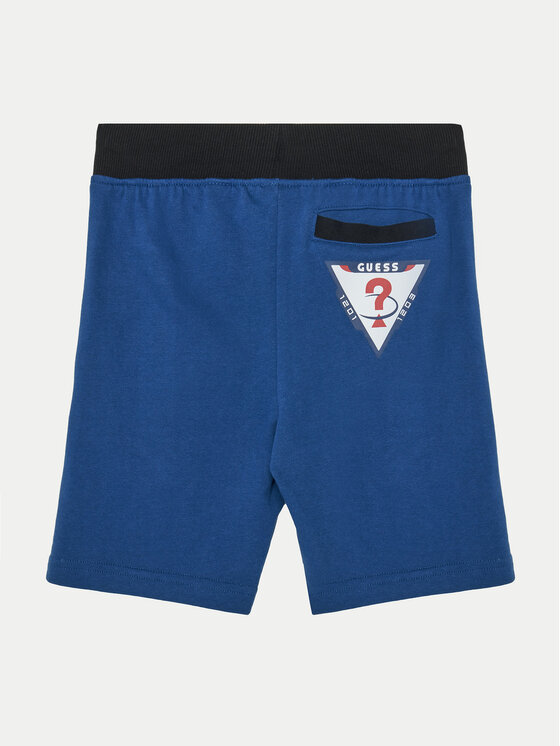 Guess Guess Pantaloni scurți sport L5RD01 KA6R4 Albastru Regular Fit