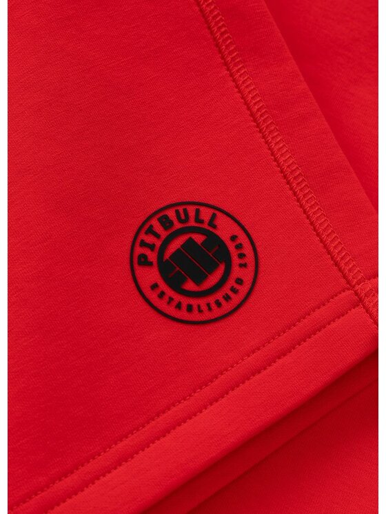 PITBULL PITBULL Szorty materiałowe AUTOMATIC Czerwony Regular Fit