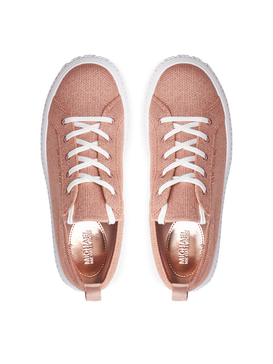 MICHAEL Michael Kors MICHAEL Michael Kors Сникърси Grove Metallic 43S4GVFS2D Розов