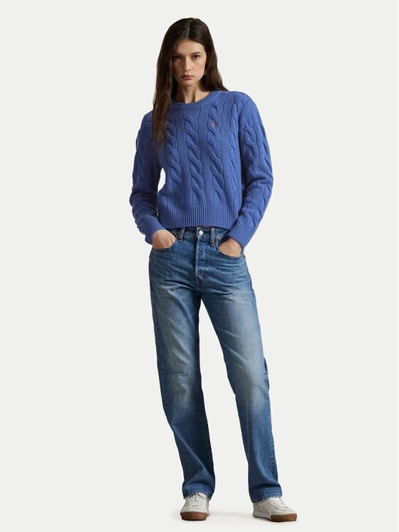Polo Ralph Lauren Polo Ralph Lauren Sveter 211A91216004 Modrá Straight Fit