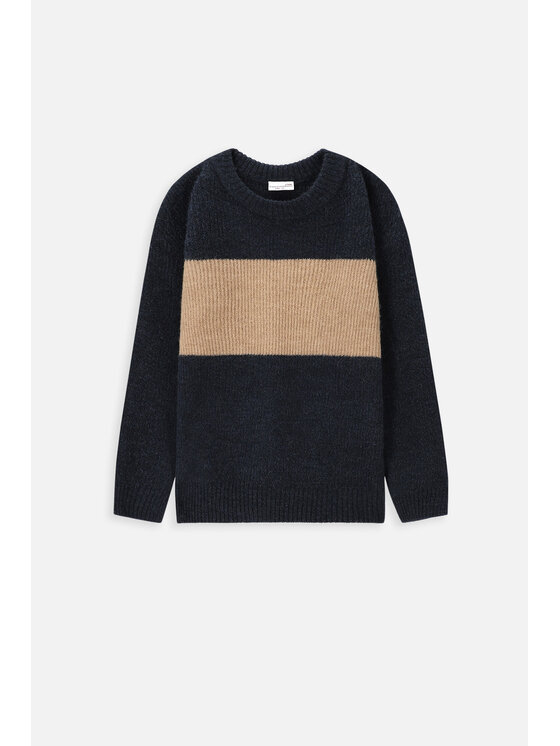 Sweter, rozmiar 128, Granatowy, ZC3172101ATJ-015