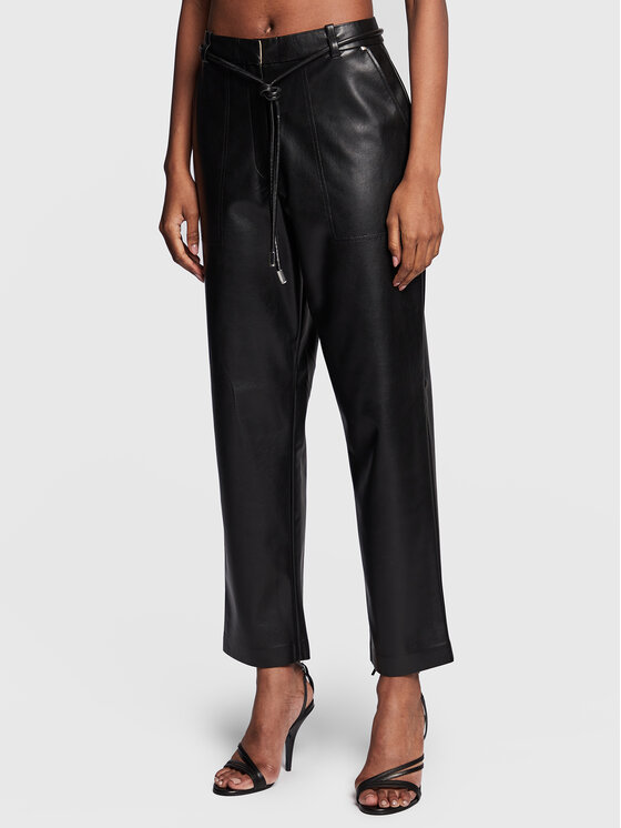 Pantaloni in similpelle Tacora 50482689 Nero