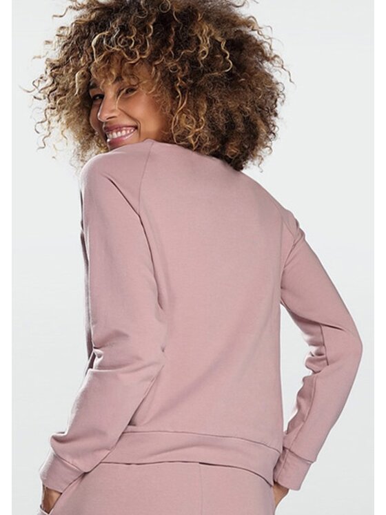 DKaren Sport DKaren Sport Bluza Wenezja Różowy Slim Fit
