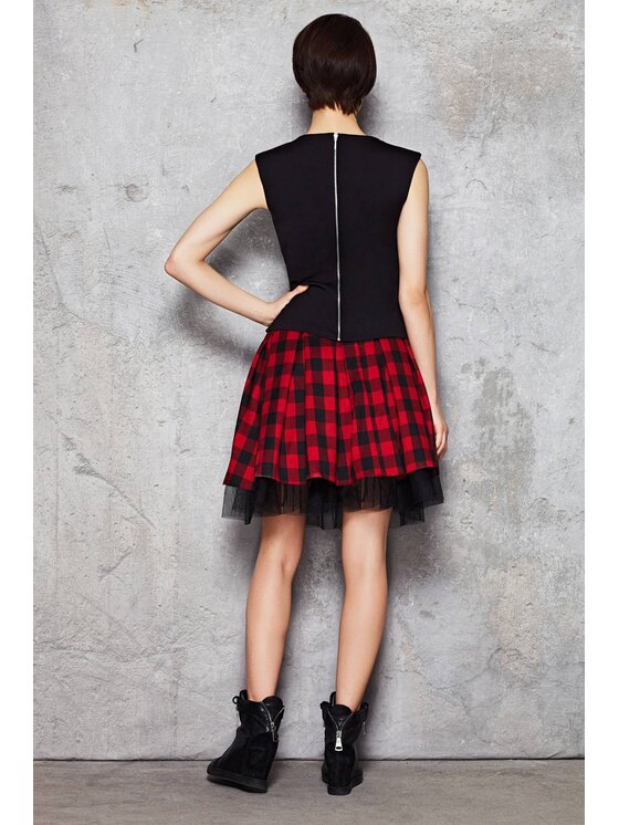 Infinite You Infinite You Sukně M035 Červená Basic Fit