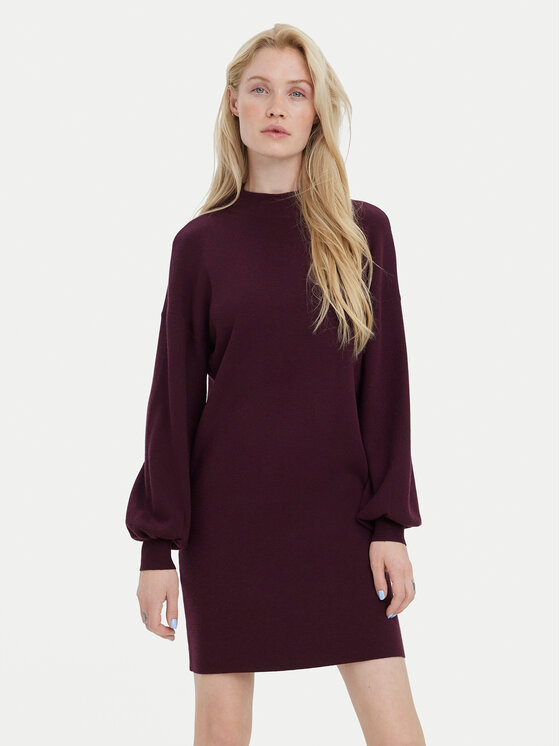 Vero Moda Vero Moda Trikotažinė suknelė Nancy 10249116 Violetinė Loose Fit
