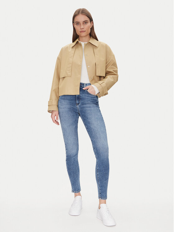 Tommy Jeans Tommy Jeans Blugi Sylvia Hgh Skn Bi0234 Co DW0DW20655 Albastru Slim Fit