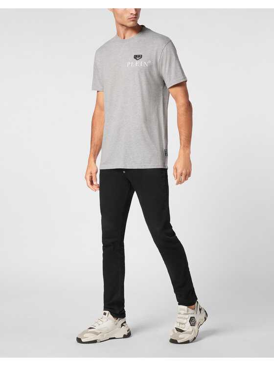 PHILIPP PLEIN PHILIPP PLEIN T-Shirt 9455 Šedá Regular Fit