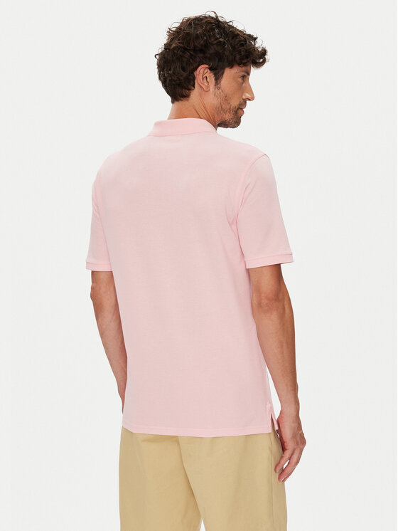 Gant Gant Тениска с яка и копчета Shield Piqué 2210 Розов Regular Fit