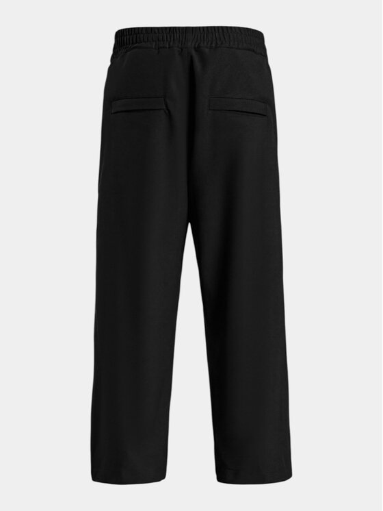 MADE BY SOCIETY MADE BY SOCIETY Spodnie materiałowe Pantaloni Ember Loose - P17198 Czarny Basic Fit