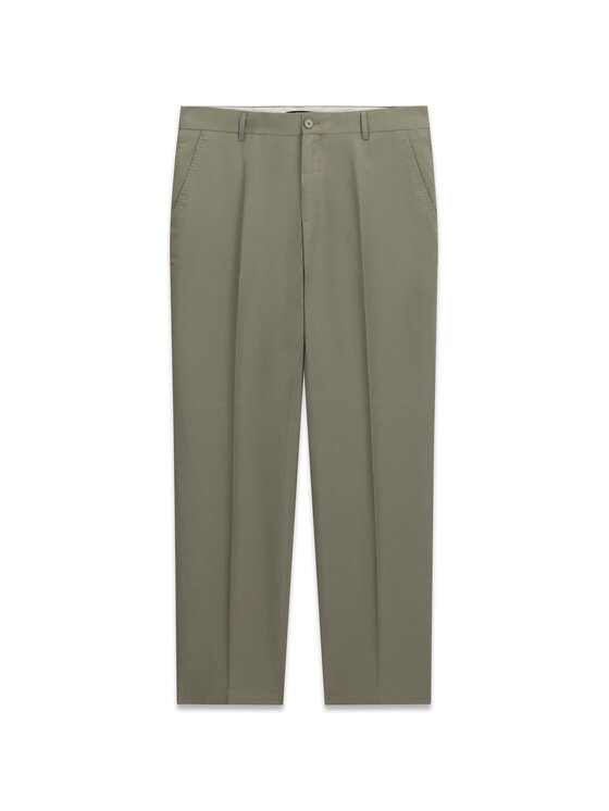 Guess Guess Spodnie materiałowe 181255 Zielony Regular Fit