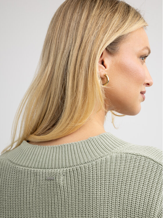 BIG STAR BIG STAR Sweter CYNTIANA Zielony Comfort Fit