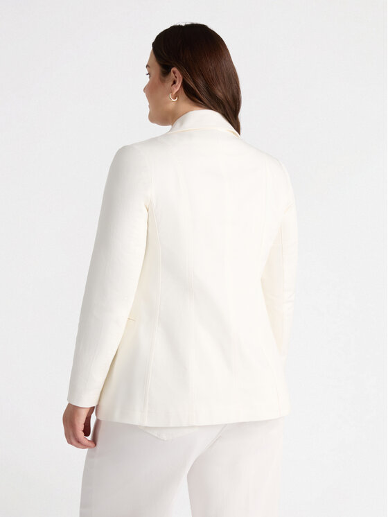Fiorella Rubino Fiorella Rubino Giacca outdoor Q502T000179N011 Bianco A-Line Fit