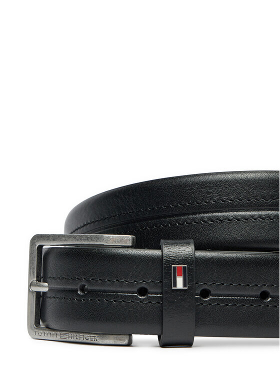 Tommy Hilfiger Tommy Hilfiger Чоловічий ремінь Oliver 3.5 Seasonal AM0AM13304 Чорний